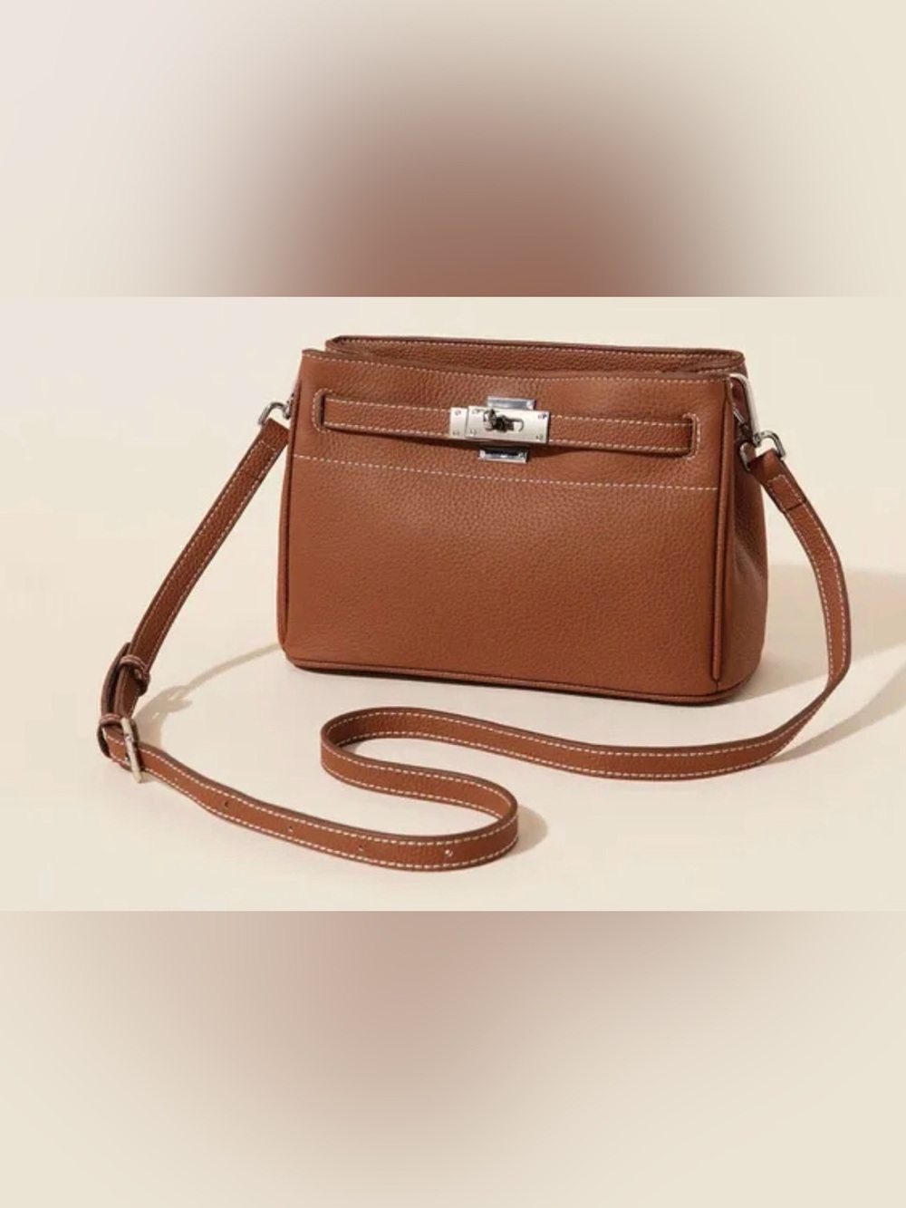 Women’s Brown Crossbody bag with two strap options